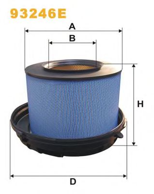 WIX FILTERS 93246e -  Воздушный фильтр